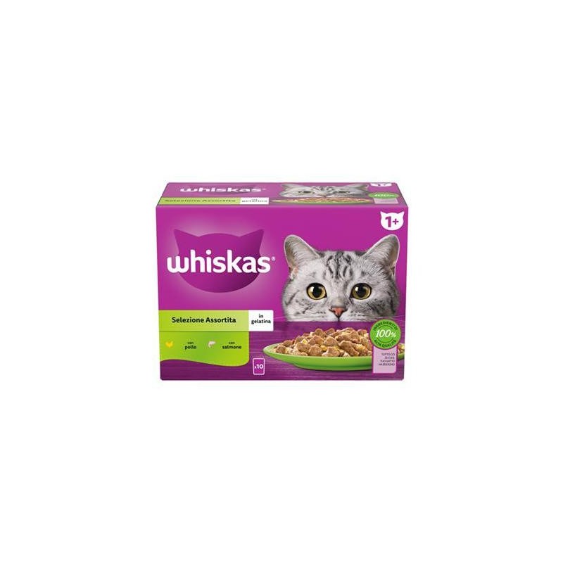 WHISKAS SELEZIONE ASSORTITA POUCH MPK GR.85X10