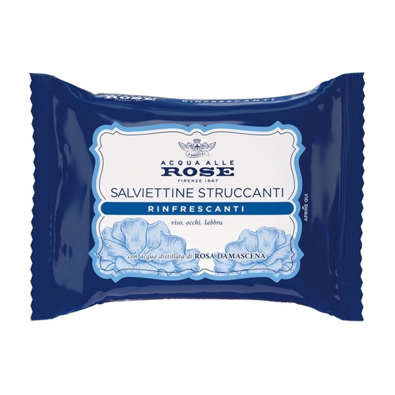 ACQUA ROSE SALVIETTINE RINFRESCANTI VISO 20 PZ IMBALLI INTERI X 6