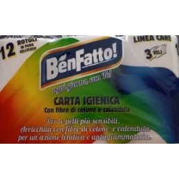 BEN FATTO! CARTA IG. 12 RT 3 VELI 1,2 KG ANTINFIAMMATORIA IMBALLI INTERI X 4