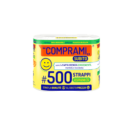 COMPRAMI SUBITO CARTA IGIENICA 4 ROTOLI 500 STRAPPI  IMBALLI INTERI X 6