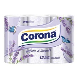 CORONA CARTA IGIENICA LAVANDA 12 ROTOLI