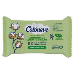 COTONEVE SALVIETTE INTIME X12RINFRESCANTI