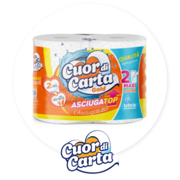 CUORE DI CARTA ASCIUGATUTTO 2MAXI RT IMBALLI INTERI X 12