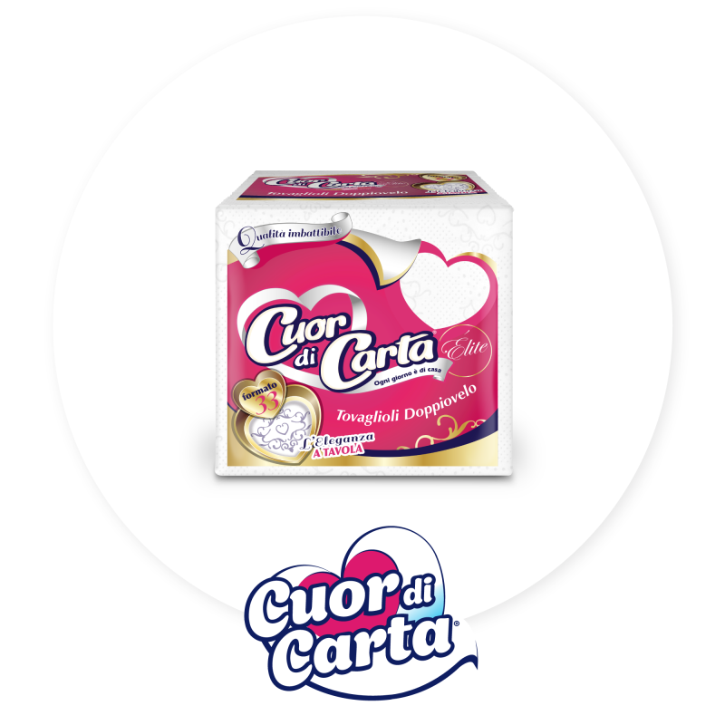 CUORE DI CARTA TOV OVATT 30X33 2V 100PZ IMBALLI INTERI X 30