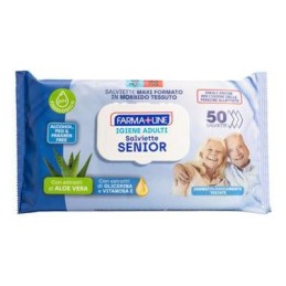 FARMALINE SALVIETTE ALOE VERAX 50 PZ