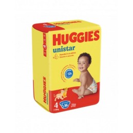HUGGIES PANNOLINI UNISTAR TG.4 MAXI  X16 IMBALLI INTERI X 8
