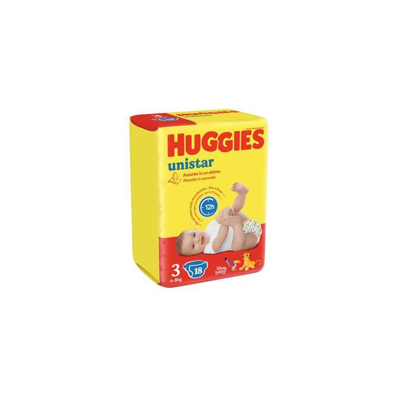 HUGGIES UNI PANNOLINI 3MIS.