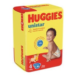 HUGGIES UNI PANNOLINI 4MIS.