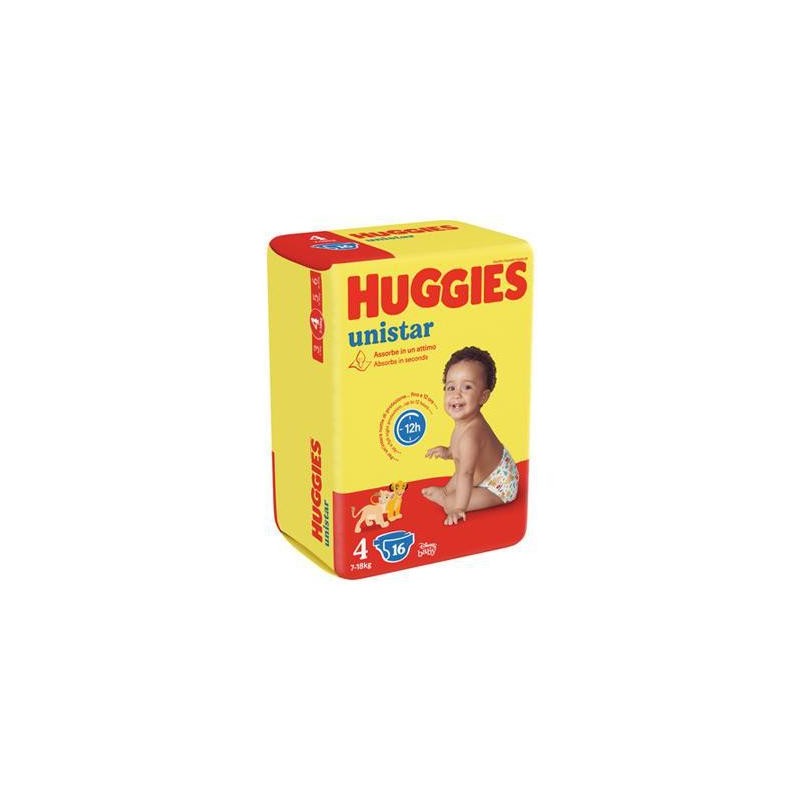 HUGGIES UNI PANNOLINI 4MIS.