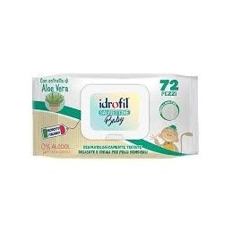 IDROFIL SALVIETTINE 72 PZ ALOE IMBALLI INTERI X 24