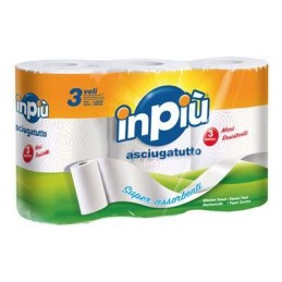 IN PIU' ASCIUGATUTTO 3 ROTOLI 3 VELI