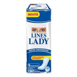 LINES LADY ASSORBENTI ANATOMICO 9 PZ IMBALLI INTERI X 16