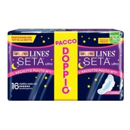LINES SETA ULTRA X 16 NOTTE CON ALI