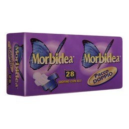 MORBIDEA ASSORBENTI GIORNO C/ALI 28 PZ PACCO DOPPIO IMBALLI INTERI X 12