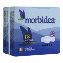 MORBIDEA ASSORBENTI NOTTE C/ALI 12PZ IMBALLI INTERI X 24
