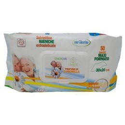 SALVIETTINE IGIENICHE CAMOMILLA X50 PEZZI