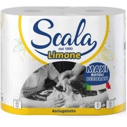 SCALA ASCIUGATUTTO 2RT MAXI  LIMONE IMBALLI INTERI X 12