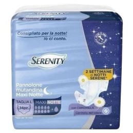 SERENITY PANNOLONE MUTANDINA MAXI NOTTE L X14