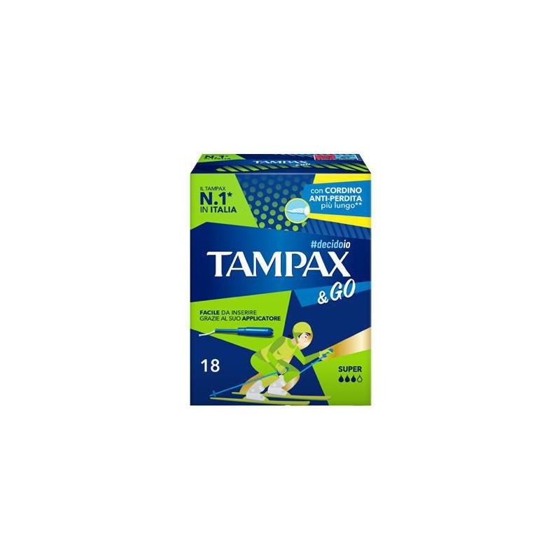 TAMPAX & GO X 18 SUPER