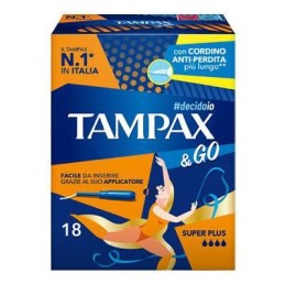 TAMPAX & GO X 18 SUPER PLUS