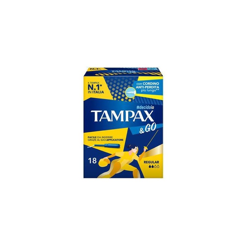 TAMPAX & GO X18 REGULAR