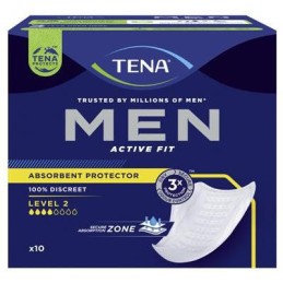 TENA MEN ACTIVE FIT ASSORBENTPROTECTOR X 10 PZ