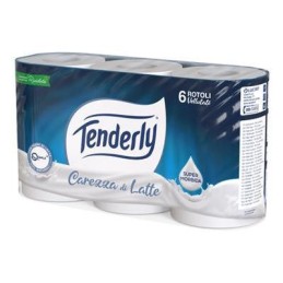 TENDERLY CAREZZA CARTA IGIENICA 6 ROTOLI
