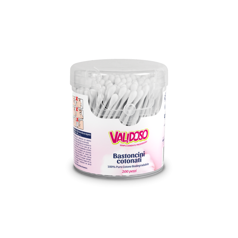 VALIDOSO BASTONCINI COTONATI 200PZ IMBALLI INTERI X 24