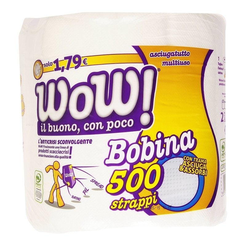 WOW BOBINA 500 STR 1 RT 2V IMBALLI INTERI X 6