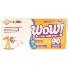 WOW TOVAGLIOLO 33X33 2V 90  PZ IMBALLI INTERI X 15