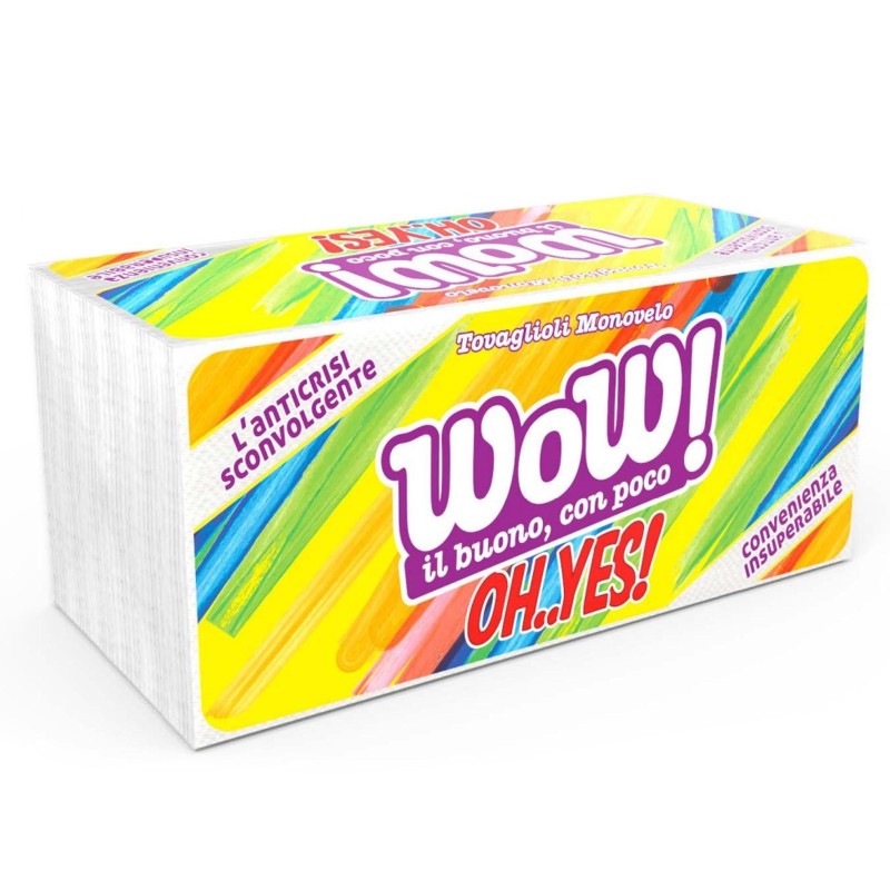 WOW TOVAGLIOLO OH YES! 1V 30X33 P/DOPPIO IMBALLI INTERI X 10