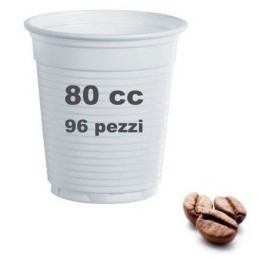 BICCHIERI VERY WELL CAFFE' 80 CC  BIANCHI 96 PZ IMBALLI INTERI X 42