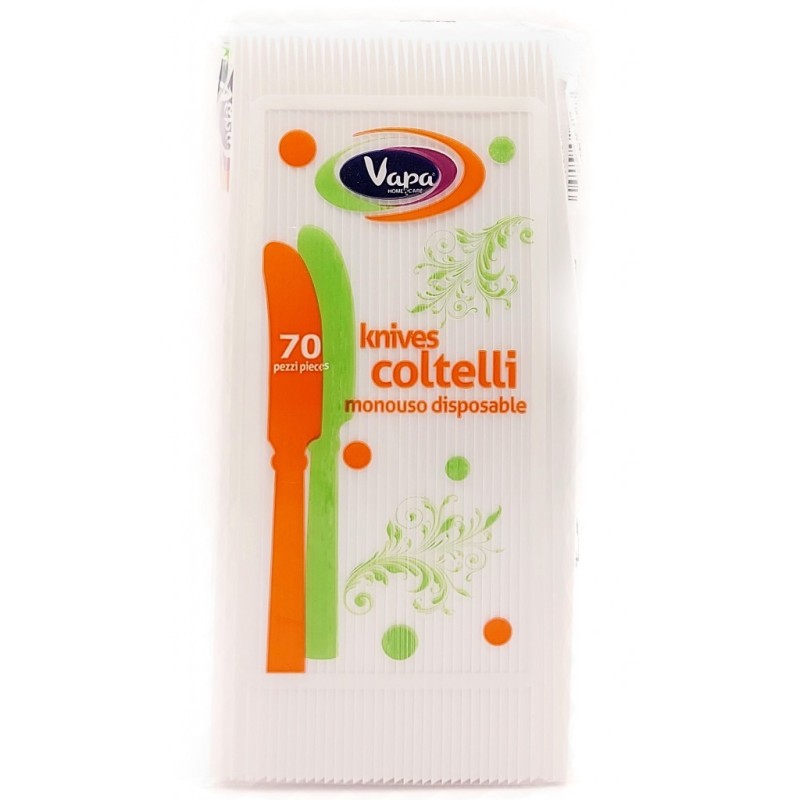 COLTELLI PLASTICA 20 PZ IMBALLI INTERI X 100