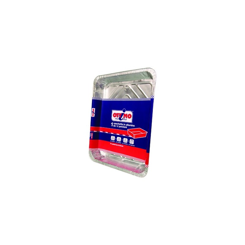 CONTENITORI S/COPERCHIO ALLUMINIO 12 PORZIONI OTTIMO