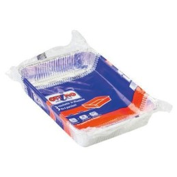 CONTENITORI S/COPERCHIO ALLUMINIO 4 PORZIONI OTTIMO