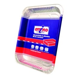 CONTENITORI S/COPERCHIO ALLUMINIO 8 PORZIONI OTTIMO