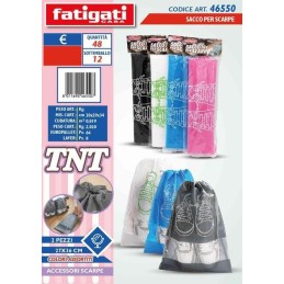 FATIGATI SACCO IN TNT 2 PZ PER SCARPE 32*43 CM IMBALLI INTERI X 12