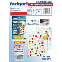 FATIGATI SACCO SOTTOVUOTO 50*60 IMBALLI INTERI X 12
