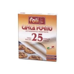 FOLI' CARTA FORNO IN FOGLI 25 PZ 33*38 IMBALLI INTERI X 20