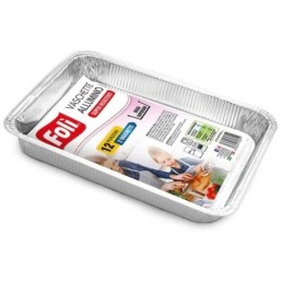 FOLI' PACK CONT.ALLUMINIO S/C 12PORZ. 1 PZ STANDARD IMBALLI INTERI X 60