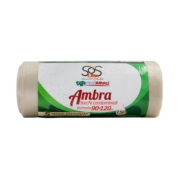 GIPACK SACCO AMBRA LDPE 5 PZ 90X120 IMBALLI INTERI X 30