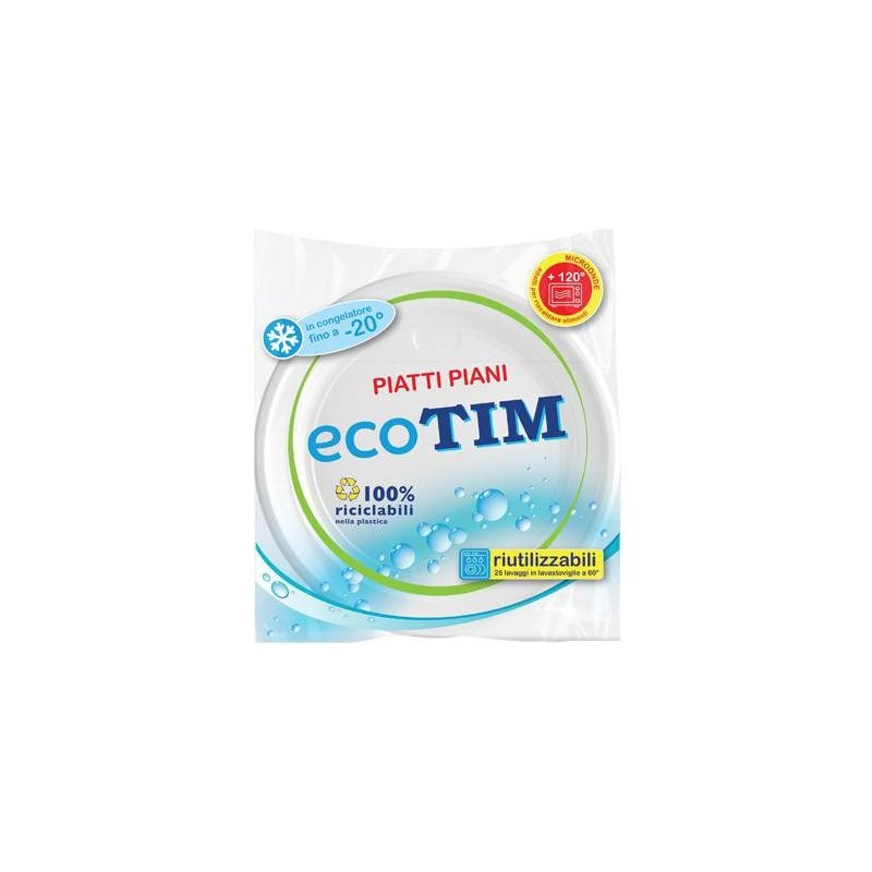 TIM PIATTI PIANI BIANCHI 20PZECOTIM