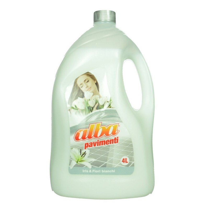 ALBA PAVIMENTI 4000ml IRIS E FIORI BIANCHI IMBALLI INTERI X 4
