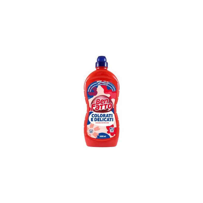 BEN FATTO CAPI COLORATI LIQUIDO 20 LAVAGGI LT.1