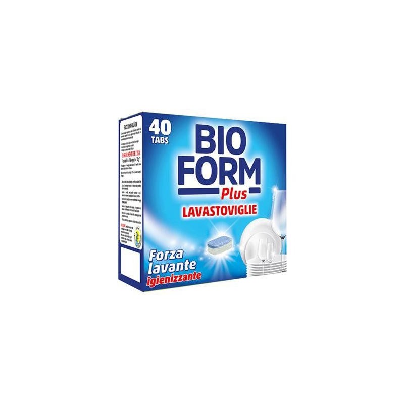 BIOFORM PLUS LAVASTOVIGLIE IGIENIZZANTE GR.720 40 TABS