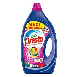BIOPRESTO LAVATRICE 50 LAVAGGI COLOR LIQUIDO IMBALLI INTERI X 4
